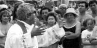 Don Oreste durante una Santa Messa